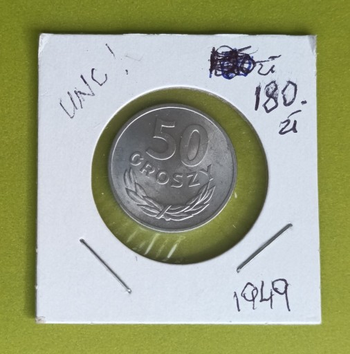 Zdjęcie oferty: 50 groszy 1949 rok