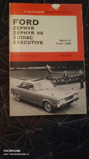 Zdjęcie oferty: OLYSLAGER(HAYNES)->FORD ZEPHYR/ZODIAC MKIV 1966