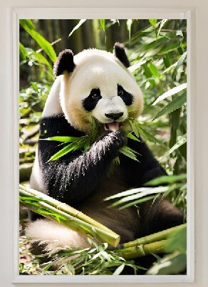 Zdjęcie oferty: Plakat A2 59,4 x 42 cm - Panda 