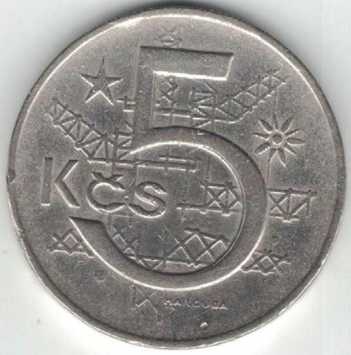 Zdjęcie oferty: Czechosłowacja 5 koron 1974 nr 4