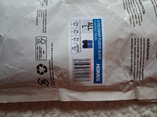 Zdjęcie oferty: Hoka Rękawiczki Sportowe