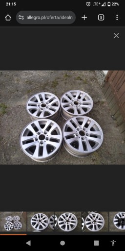 Zdjęcie oferty: Komplet felg aluminiowych 16  e87 itd Styling 156 