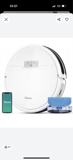 Zdjęcie oferty: Robot sprzątający Tikom G8000 PRO z funkcją mopowania
