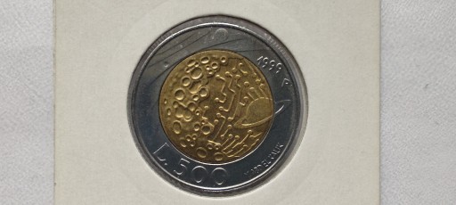 Zdjęcie oferty: San Marino 500 lirów, 1999 rok. #S74