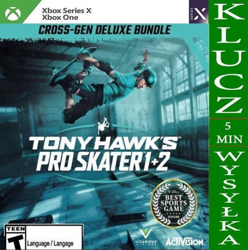 Zdjęcie oferty: TONY HAWK'S PRO SKATER 1+2 - DELUXE Xbox Series