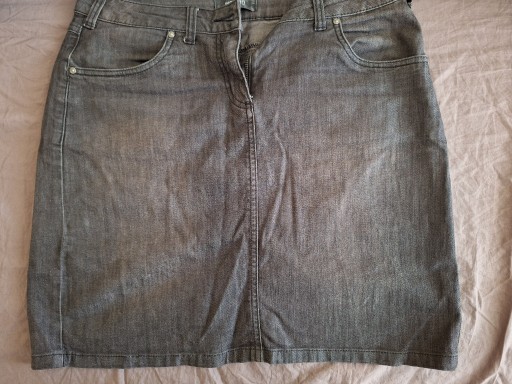Zdjęcie oferty: spódnica kolor szary, jeans