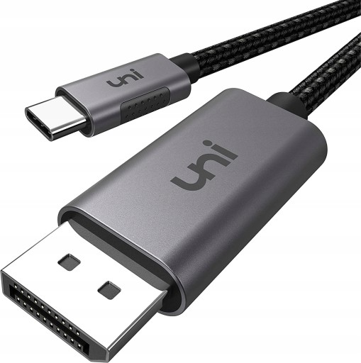 Zdjęcie oferty: Kabel UNI USB-C DisplayPort 4K 60Hz 1,8m