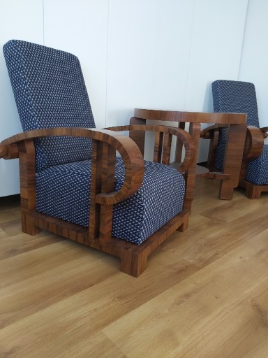Zdjęcie oferty: Komplet art deco,fotele,stolik