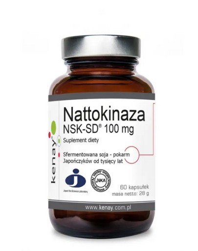 Zdjęcie oferty: Nattokinaza 100 mg NSK-SD 60 KAPS