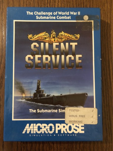 Zdjęcie oferty: SILENT SERVICE ATARI ST