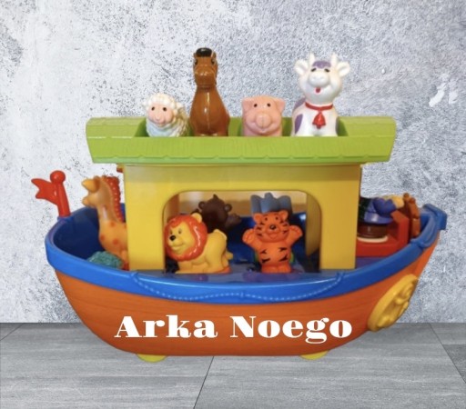 Zdjęcie oferty: Zabawka interaktywna Arka Noego zwierzątka statek