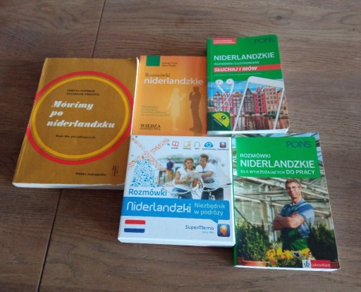 Zdjęcie oferty: Kurs rozmówki niderlandzkie zestaw 5 książek!