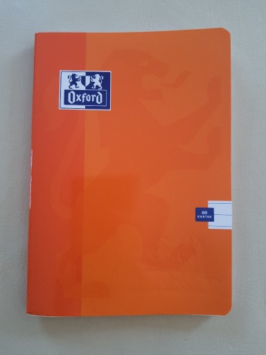 Zdjęcie oferty: zeszyt Oxford linia pomarańczowy 60 kartek A5