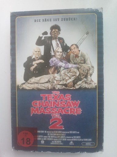 Zdjęcie oferty: Texas Chainsaw Massacre 2 -bluray -VHS edition 