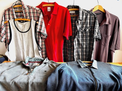 Zdjęcie oferty: MEGA UBRAŃ,koszule,bluzy,FRUIT,L-XL.WYPRZEDAŻ.