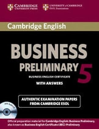 Zdjęcie oferty: Cambridge English Business 5 Preliminary 