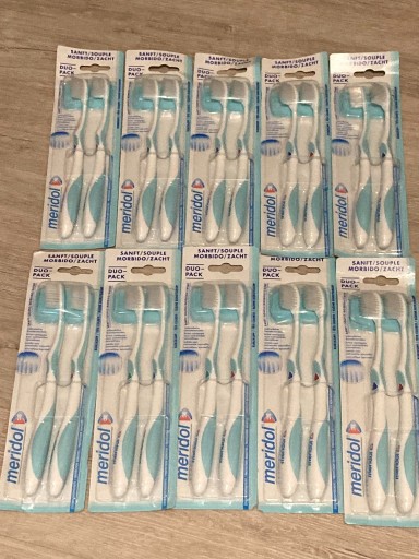 Zdjęcie oferty: Meridol Duo-Pack Miękkie Szczoteczki do Zębów 10 2-pak'ów (20 szczoteczek)