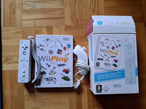 Zdjęcie oferty: Wii Remote + Motion Plus + Nunchuck + Gra