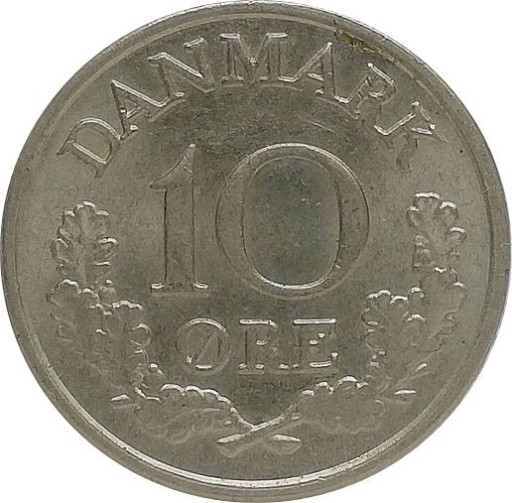 Zdjęcie oferty: Dania 10 ore 1966, KM#849.1