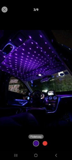 Zdjęcie oferty: LED Światło Samochodowe (fioletowe) 