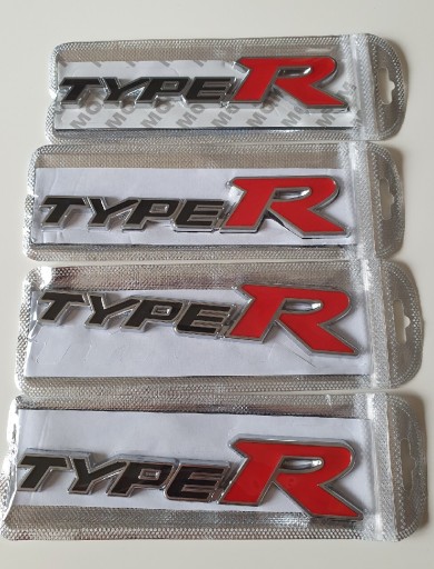 Zdjęcie oferty: TYPE R emblemat znaczek logo czarny TYPER
