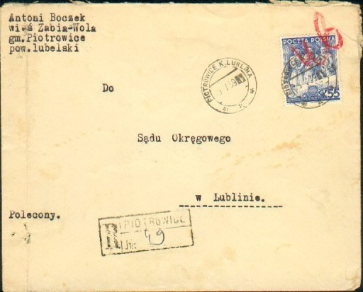 Zdjęcie oferty: 1939 - Ag. Piotrowice k.Lublina - polecony 