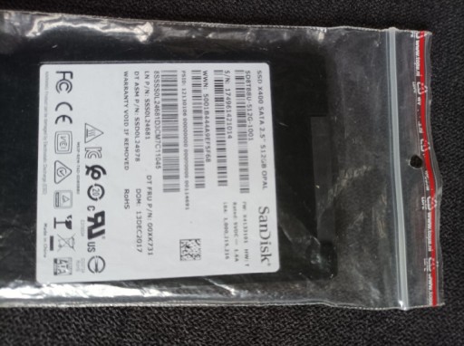 Zdjęcie oferty: SanDisk 512 GB SSD 