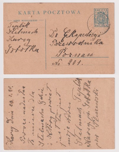 Zdjęcie oferty: Sobótka koło Ostrowi 1920
