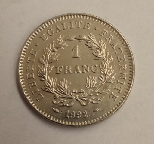 Zdjęcie oferty: Francja 1 frank 1992 rok