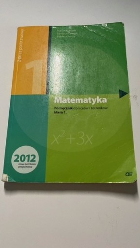 Zdjęcie oferty: Matematyka podręcznik. Oficyna Edukacyjna.