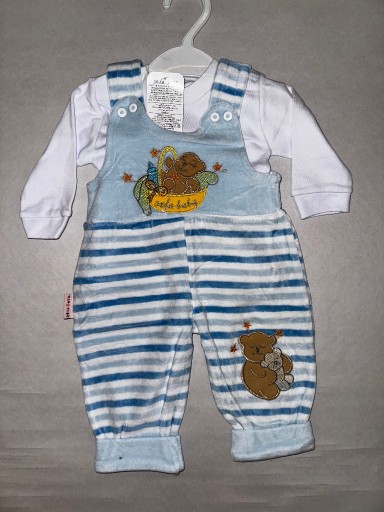 Zdjęcie oferty: Śpioszki niemowlęce komplet, r. 62 niebieski