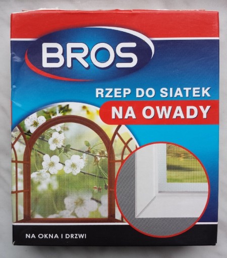 Zdjęcie oferty: NOWY samoprzylepny rzep do grubszych siatek poliestrowych na okna dla drzwi