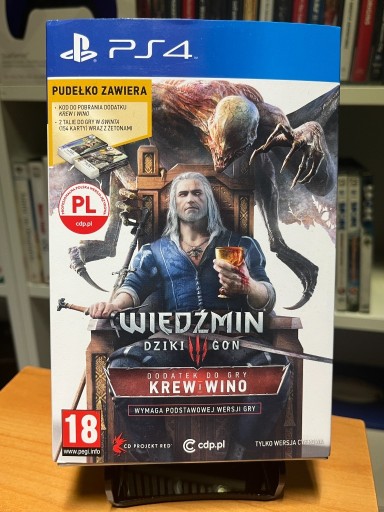 Zdjęcie oferty: Wiedźmin 3 Krew i Wino Playstation 4