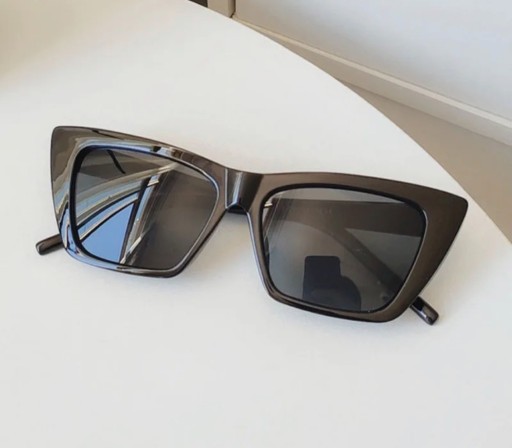Zdjęcie oferty: Okulary przeciwsłoneczne czarne kocie oko