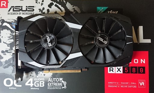 Zdjęcie oferty: Asus RX580 Dual 4GB