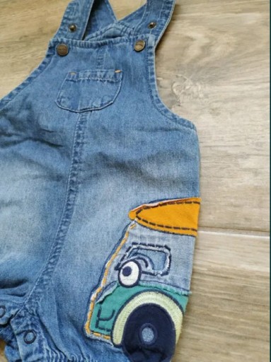 Zdjęcie oferty: Topomini 56 jeans ogrodniczki szelki lato