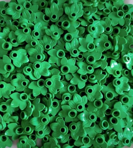 Zdjęcie oferty: Klocki LEGO liście male zielone - dla dziecka