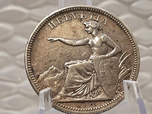 Zdjęcie oferty: Szwajcaria 5 franków 1874 r B