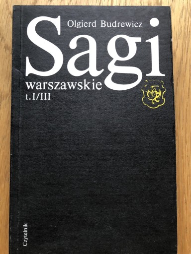 Zdjęcie oferty: Sagi warszawskie tom I/ III Olgierd Budrewicz