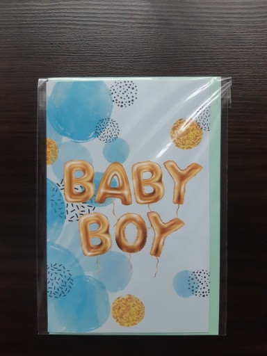 Zdjęcie oferty: Kartka okolicznościowa "Baby boy"