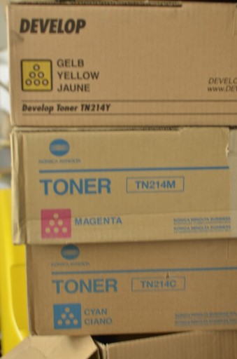 Zdjęcie oferty: Toner TN214 Konica Minolta c250 oryginały komplet