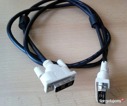 Zdjęcie oferty: Kabel DVI-DVI Do monitora projektora i inne