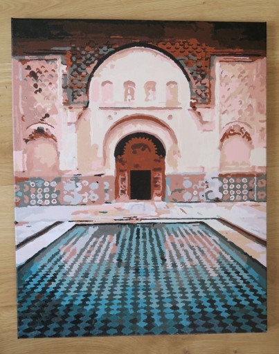 Zdjęcie oferty: MAROKO OBRAZ NA PŁÓTNIE AKRYL 40x50 cm