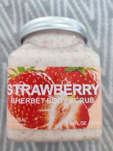 Zdjęcie oferty: "WOKALI" Sherbet body scrub - z truskawek 