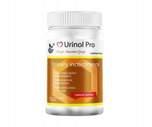 Zdjęcie oferty: Urinol Pro – wsparcie układu moczowego 30 kaps.