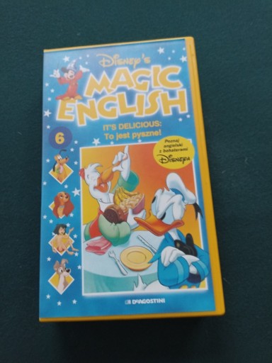 Zdjęcie oferty: VHS Disney Magic English 6 Its Delicious 