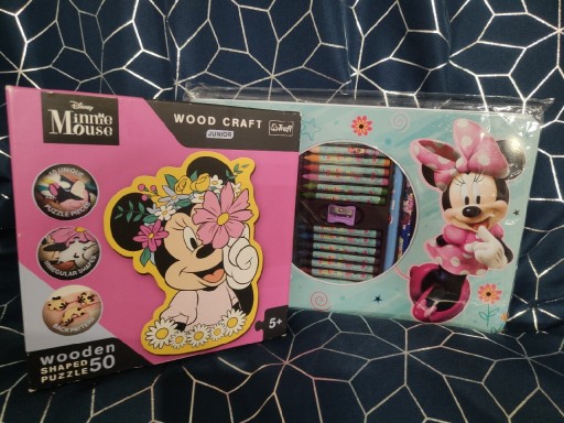 Zdjęcie oferty: Kredki Bambino Minnie Mouse 36 szt  puzzle Myszka