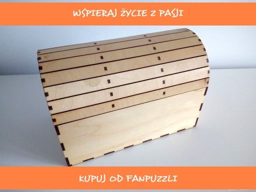 Zdjęcie oferty: Skrzynka na drobiazgi skarby sklejka SZEPT