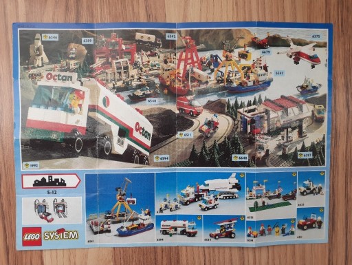 Zdjęcie oferty: Ulotka plakat Lego 1992 Town A4