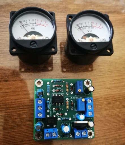 Zdjęcie oferty: Miernik analogowy audio VU358 Meter + wzmacniacz na LM358 